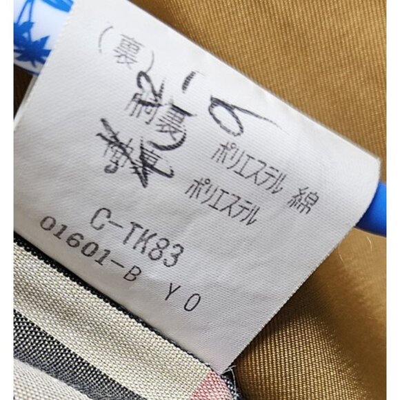 Burberry's Single-Breasted Straight Silhouette Vintage Trench Coat Men S Women M - Picture 7 of 11